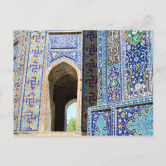 Cartão Postal Necrópole de Shah-i-Zinda em Samarkand