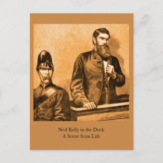 Cartão Postal Ned Kelly na Boca - Uma Cena da Vida