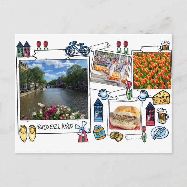 Cartão postal Nederland/Países Baixos (Frente)