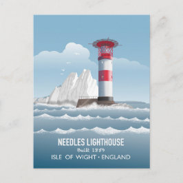 Cartão Postal Needles Lighthouse