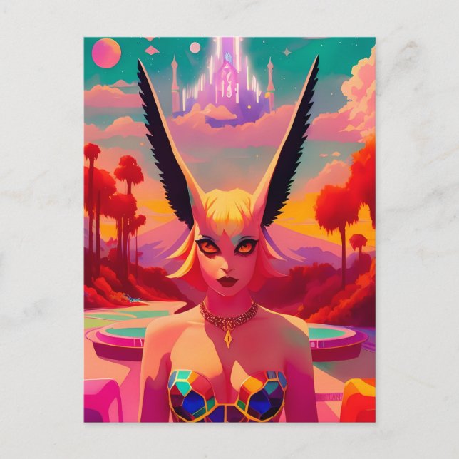 Cartão Postal Neena, Belle of the Cannibal Pixies (Frente)