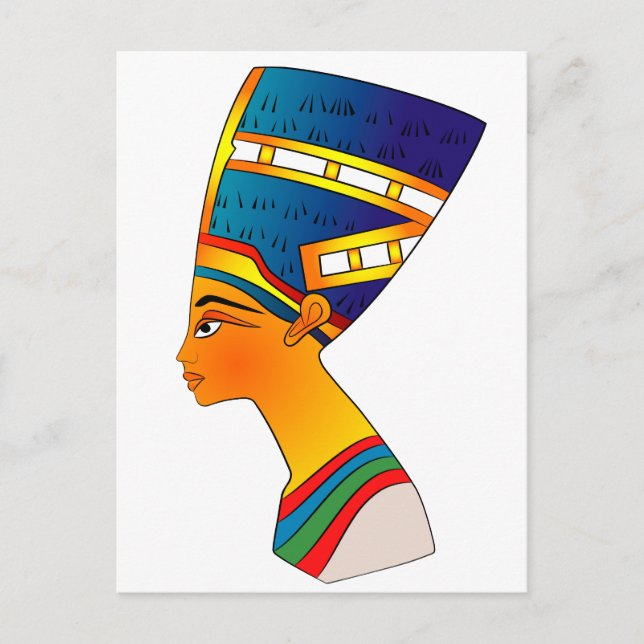 Cartão Postal Nefertiti (Frente)