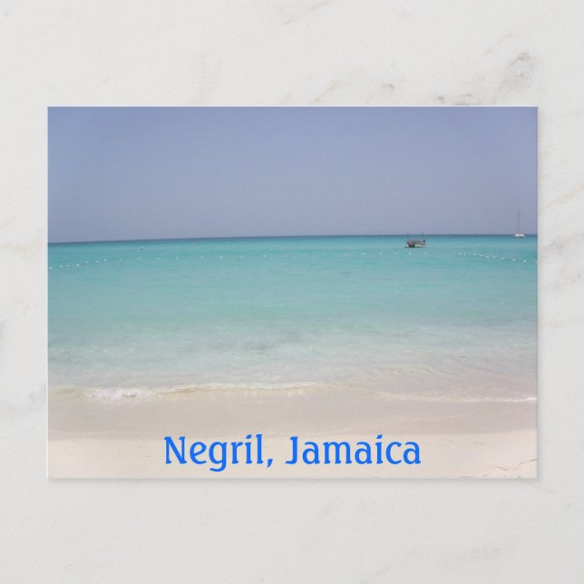 Cartão Postal Negril, Jamaica Postcard (Frente)