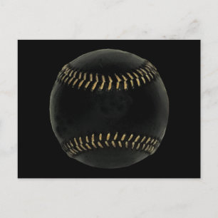 Cartão Postal negro de beisebol