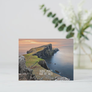 Cartão Postal Neist Point, Ilha de Skye, Escócia
