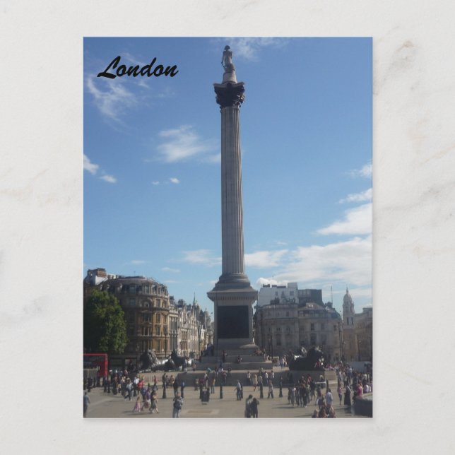 Cartão Postal nelson trafalgar (Frente)