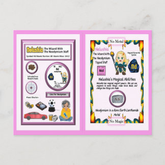 Cartão Postal Nelushia Wizard - Elemento Neodímio