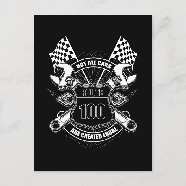 Cartão Postal Nem todos os carros são Criados iguais (Frente)