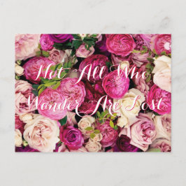 Cartão Postal Nem todos que andam