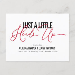 Cartão Postal Nenhum Rico Salvar a Data