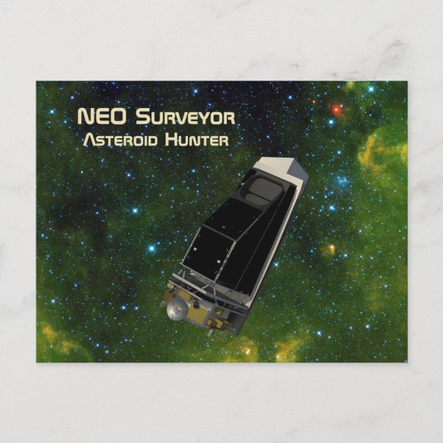 Cartão Postal NEO Surveyor Asteroid Hunter (Frente)