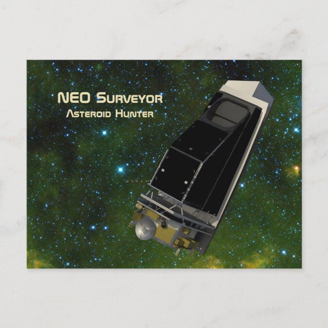 Cartão Postal NEO Surveyor Asteroid Hunter (Frente)