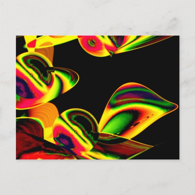 Cartão Postal Neon Blätter (Frente)