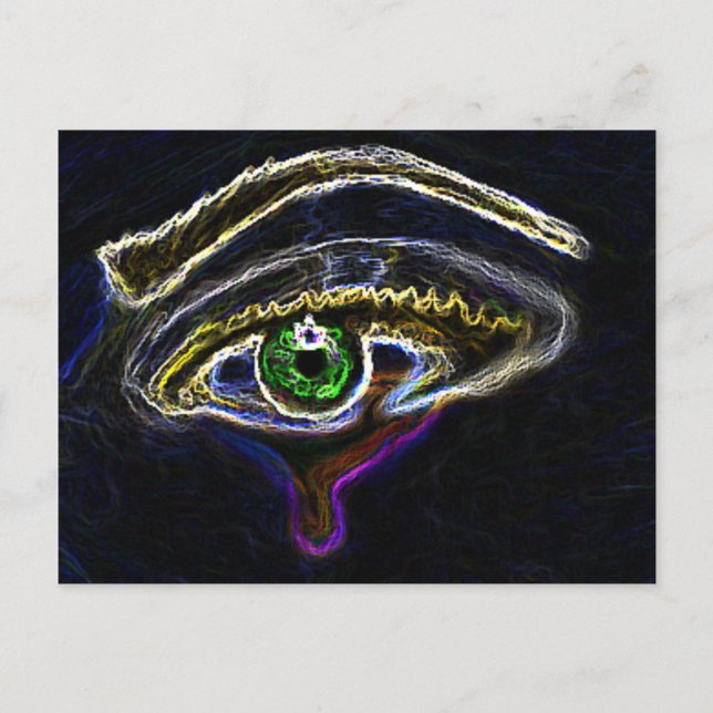 Cartão Postal Neon Eye (Frente)