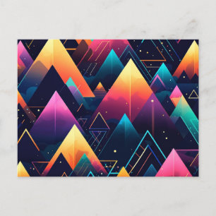 Cartão Postal Neon Mountain
