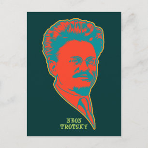 Cartão Postal Neon Trotsky