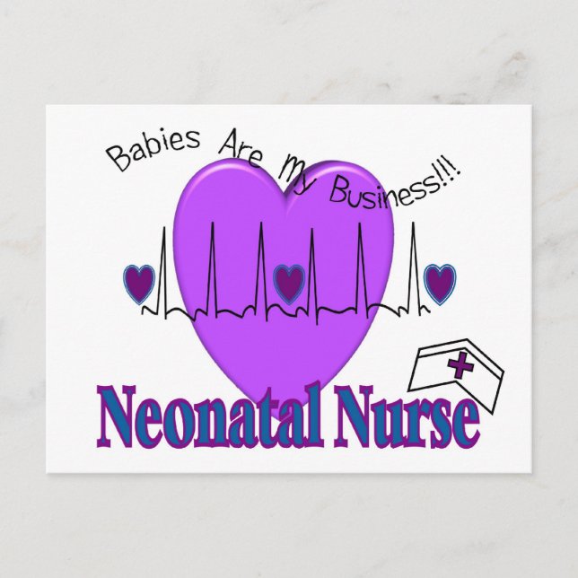 Cartão Postal Neonatal Nurse Gift Ideas — Designs únicos (Frente)