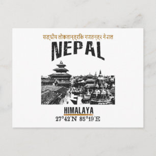 Cartão Postal Nepal
