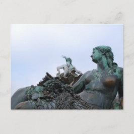 Cartão Postal Neptunbrunnen - Fonte do Netuno - Berlim