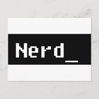 Cartão Postal Nerd