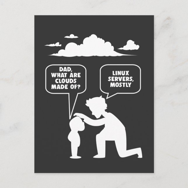 Cartão Postal Nerd do programador de computador do desenvolvedor (Frente)