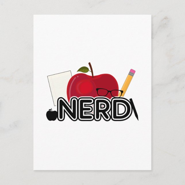 Cartão Postal Nerd - Logotipo (Frente)