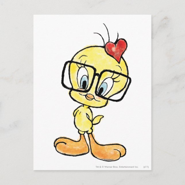 CARTÃO POSTAL NERD TWEETY™ (Frente)