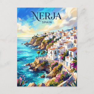 Cartão Postal Nerja Espanha