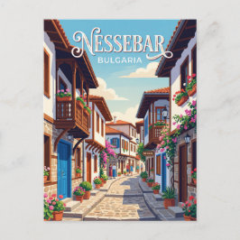 Cartão Postal Nessebar Bulgária