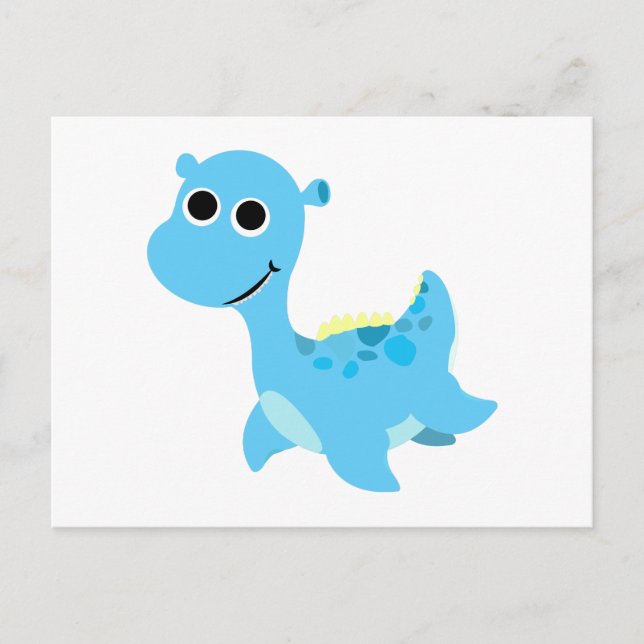 Cartão Postal Nessie Azul (Frente)