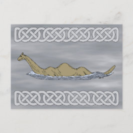 Cartão Postal Nessie, o monstro do Ness Loch