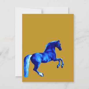 Cartão Postal Neto do Godolphin Arabian Blu Canvas Print