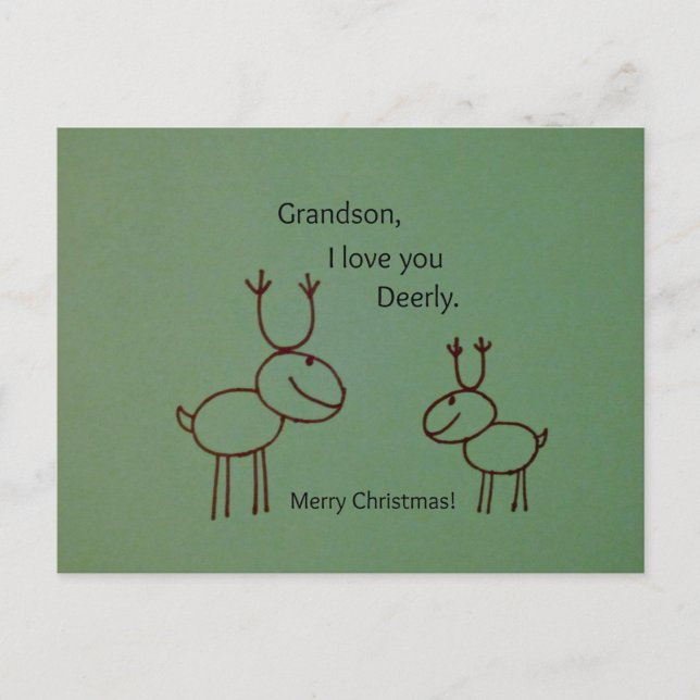 Cartão Postal neto, eu te amo Demuito. (Frente)