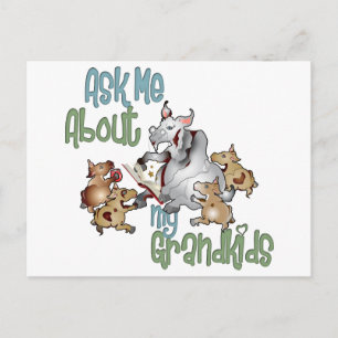 Cartão Postal Netos de Cabra - Avó