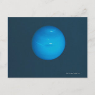 Cartão Postal Netuno, atmosfera dinâmica azul-verde