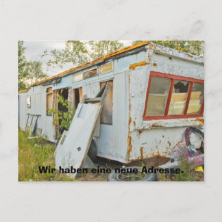Cartão Postal Neue Adresskarte de Deutsch Lustige