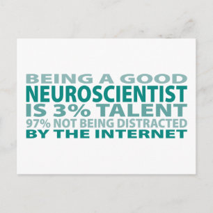 Cartão Postal Neurocientista 3% Talento