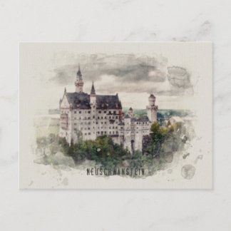 Cartão Postal Neuschwanstein Briefkaart