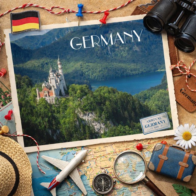 Cartão Postal Neuschwanstein Castle – Germany’s Fairytale Escape (Criador carregado)