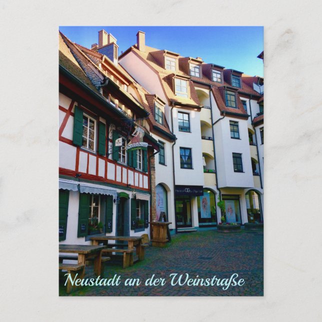 Cartão Postal Neustadt, Alemanha (Frente)