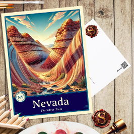 Cartão Postal Nevada | Cartão-postal Sombreado do Cel do Estilo