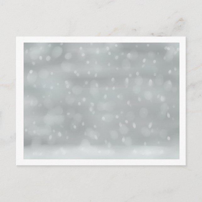 Cartão Postal Neve (Frente)