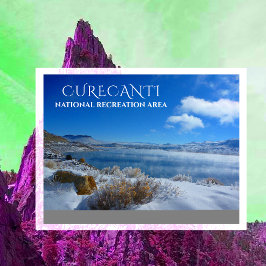 Cartão Postal Neve de inverno no Respirador Blue Mesa, ARN Curec