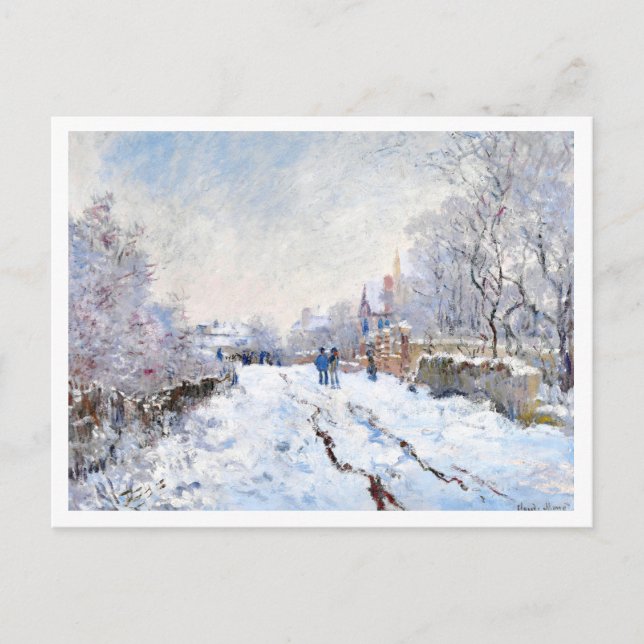 Cartão Postal Neve de Monet na Argentina (Frente)