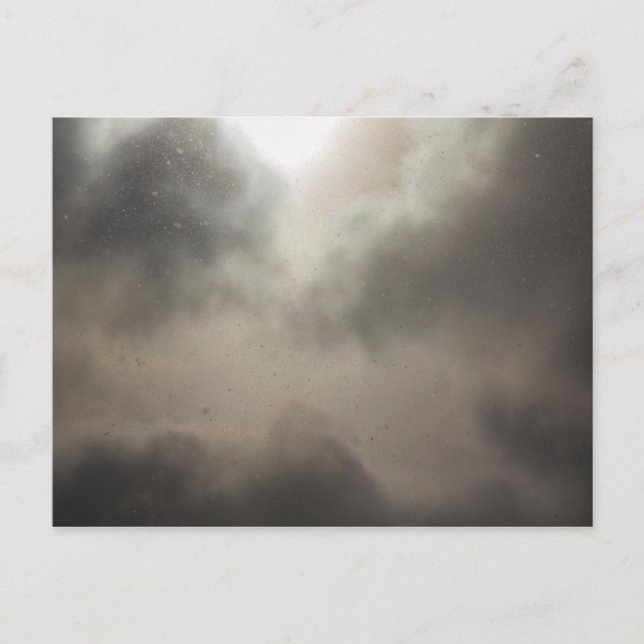 Cartão Postal Neve durante um dia parcialmente nublado (Frente)