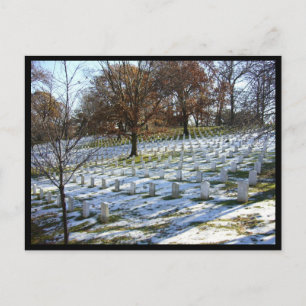 Cartão Postal neve em arlington