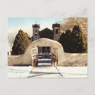 Cartão Postal Neve em Chimayo