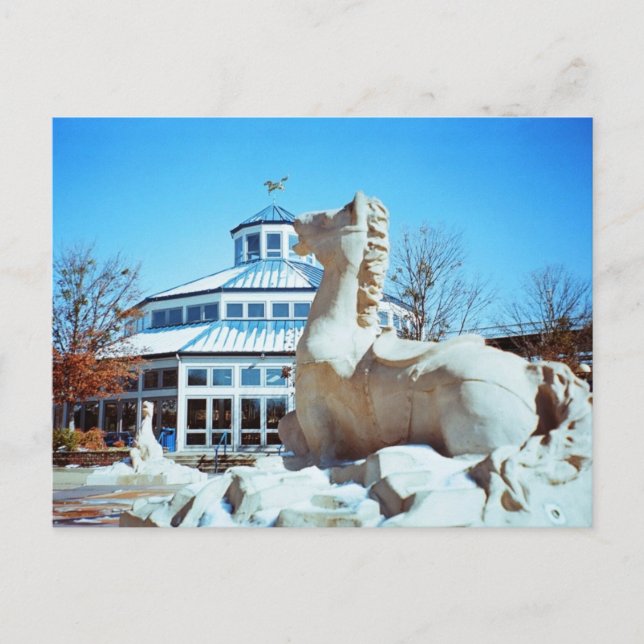 Cartão Postal Neve em Coolidge (Frente)