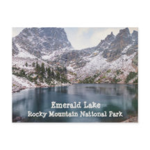 Neve no Emerald Lake Rocky Mountain Park