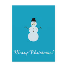 Neve no fundo azul. Feliz Natal!